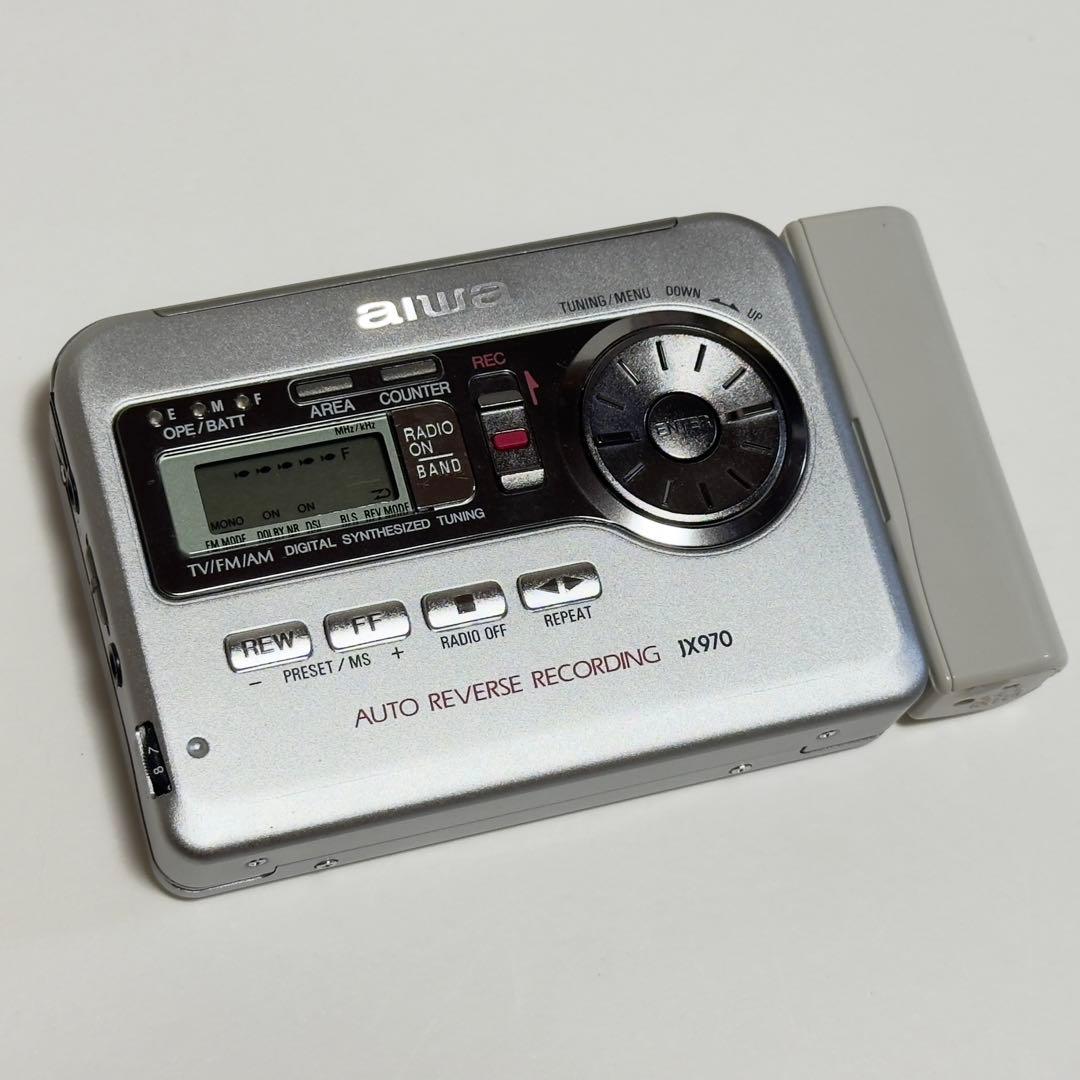 美品！ aiwa HS-JX970 ステレオラジオカセットレコーダー