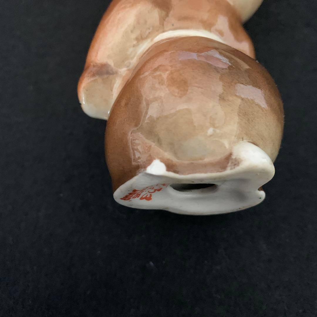 モスクワ五輪 ミーシャ 陶器 フィギュリン USSR製 1等級刻印あり 欠けあり