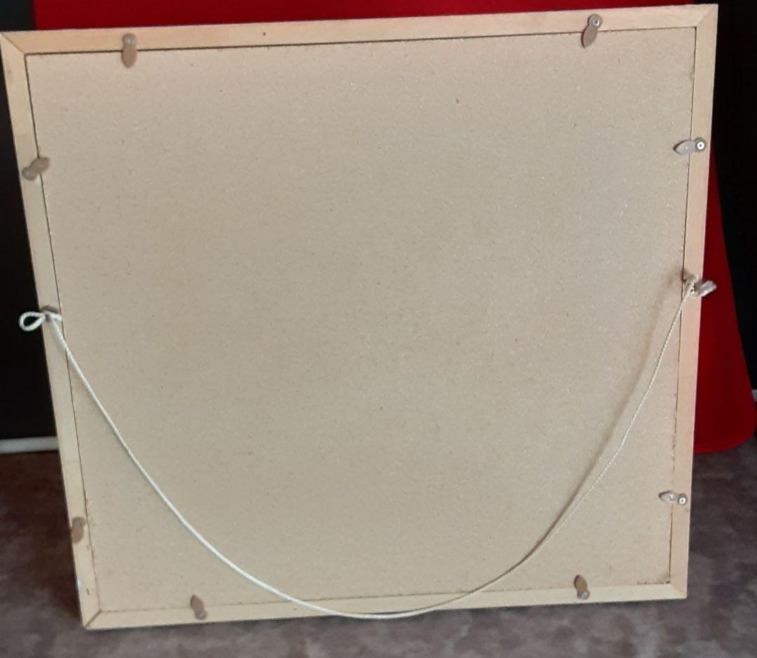 絵画　油彩　雪の深見の池　村松喜好 S