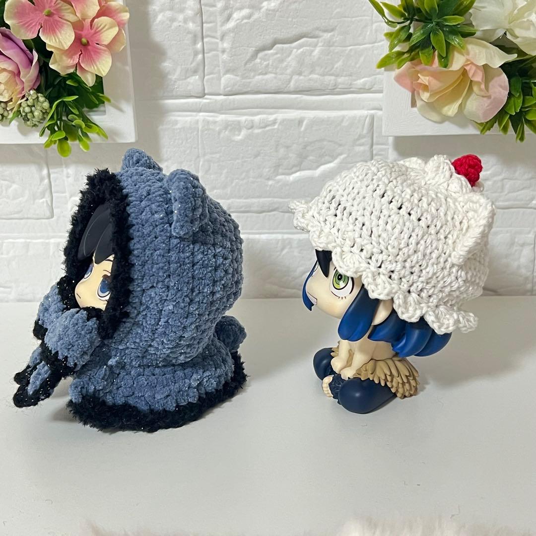 【オーダー品】 るかっぷ用 ポンチョ 10点 ケーキ帽子5点 ケーキ編みぐるみ