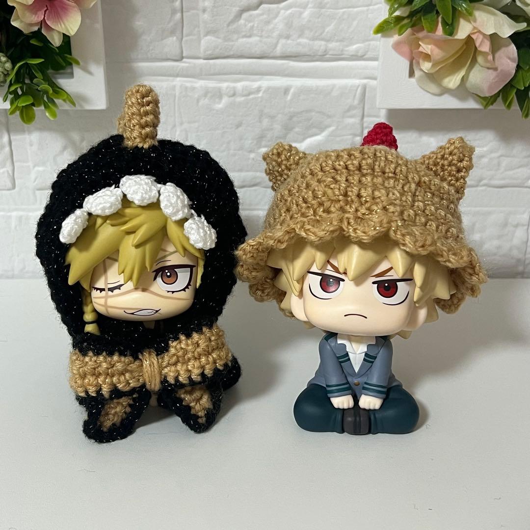 【オーダー品】 るかっぷ用 ポンチョ 10点 ケーキ帽子5点 ケーキ編みぐるみ