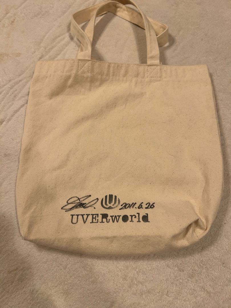 【真太郎サイン入り】UVERworld 47/47 TOUR 限定トートバッグ
