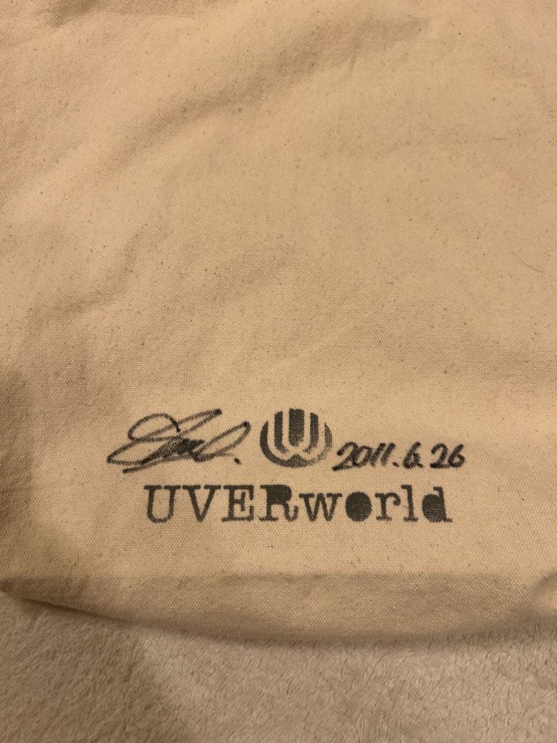 【真太郎サイン入り】UVERworld 47/47 TOUR 限定トートバッグ
