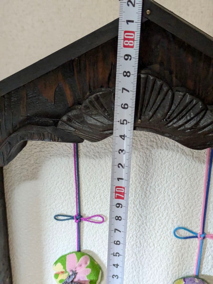 ちりめん細工　吊るし飾り　木目込み　古布　カエル　男の子　女の子　ハンドメイド