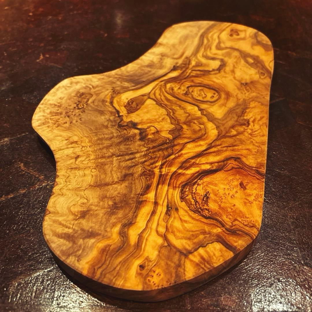 【AfricanSquare】オリーブナチュラルカッティングL NO3チュニジア