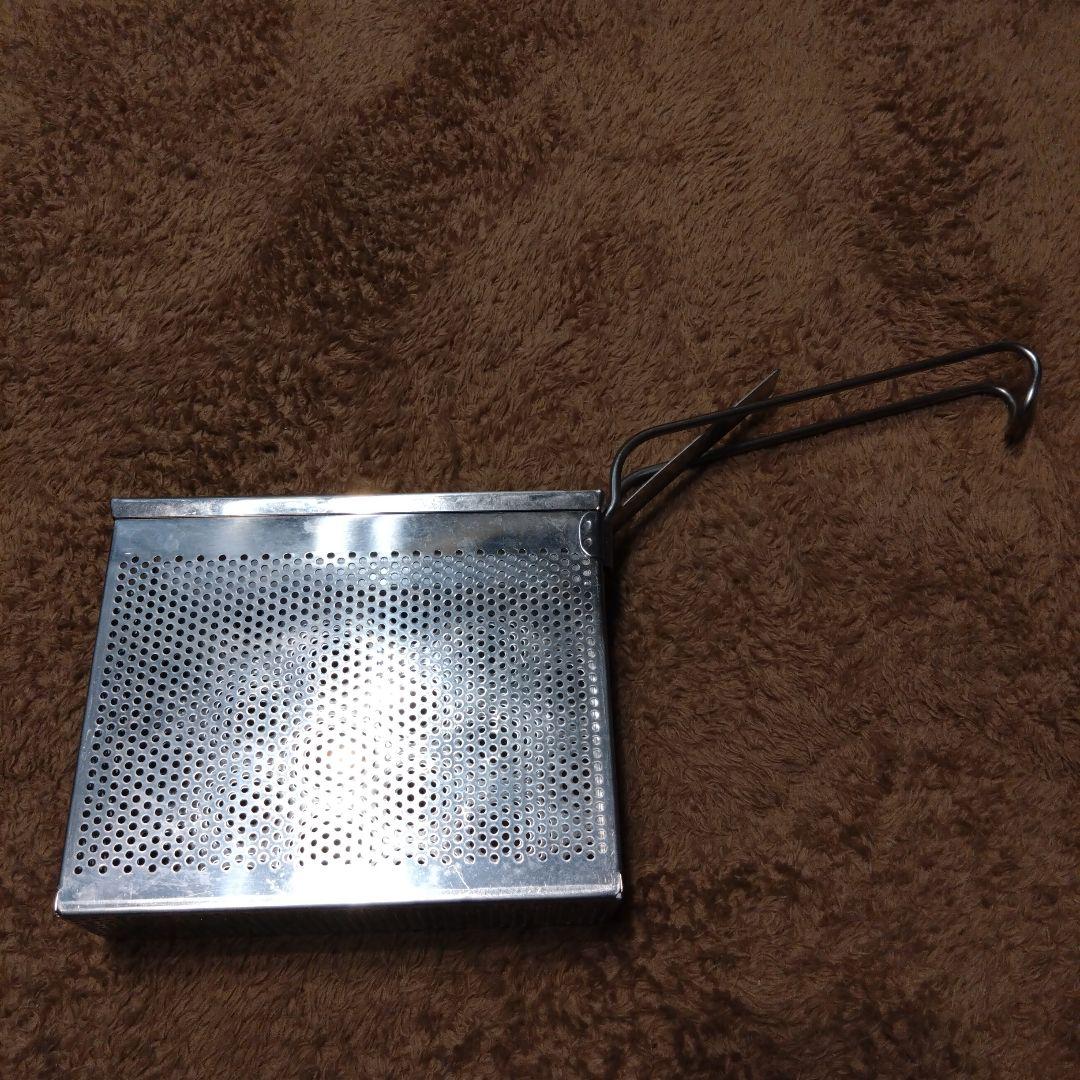 角てぼ UK18-8 パンチング冷凍麺てぼ ステンレス製