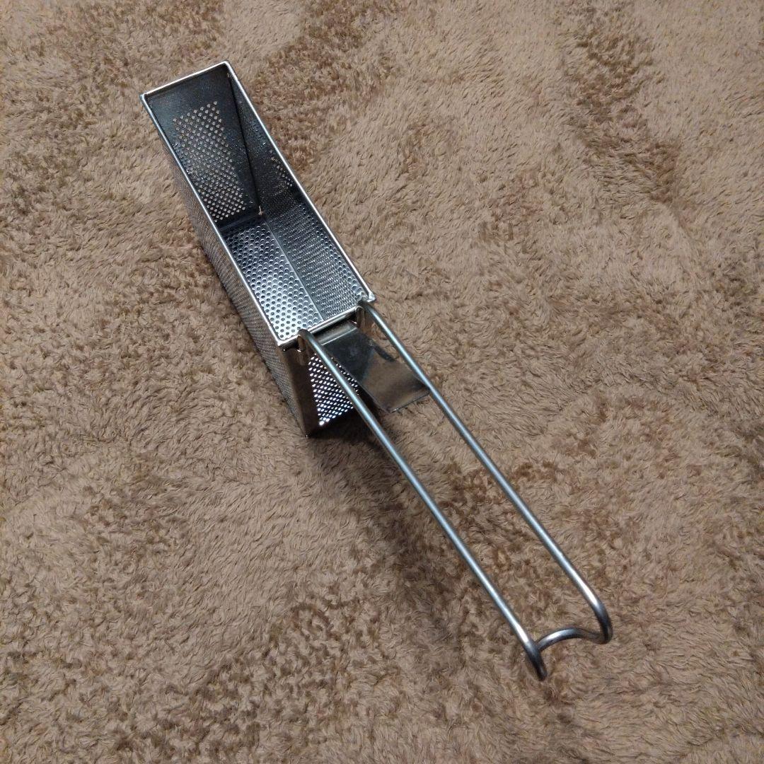 角てぼ UK18-8 パンチング冷凍麺てぼ ステンレス製