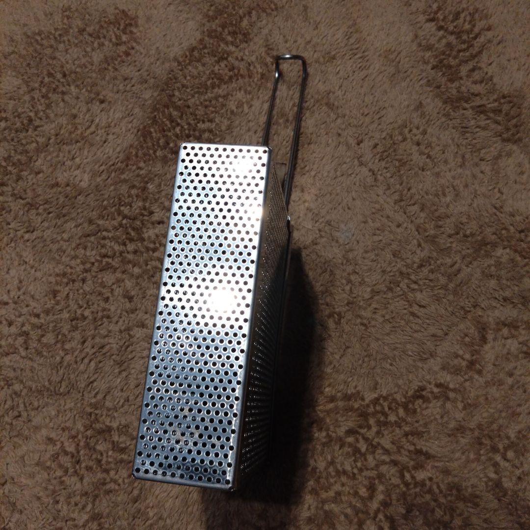 角てぼ UK18-8 パンチング冷凍麺てぼ ステンレス製