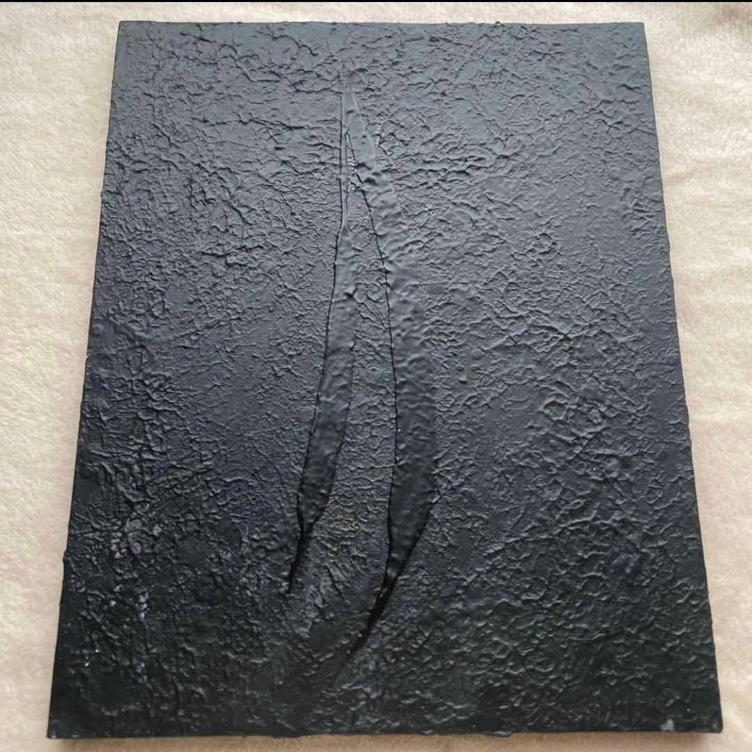 ミニマルブラックアート｜絵画　現代アート　抽象画　テクスチャーアート　モダン