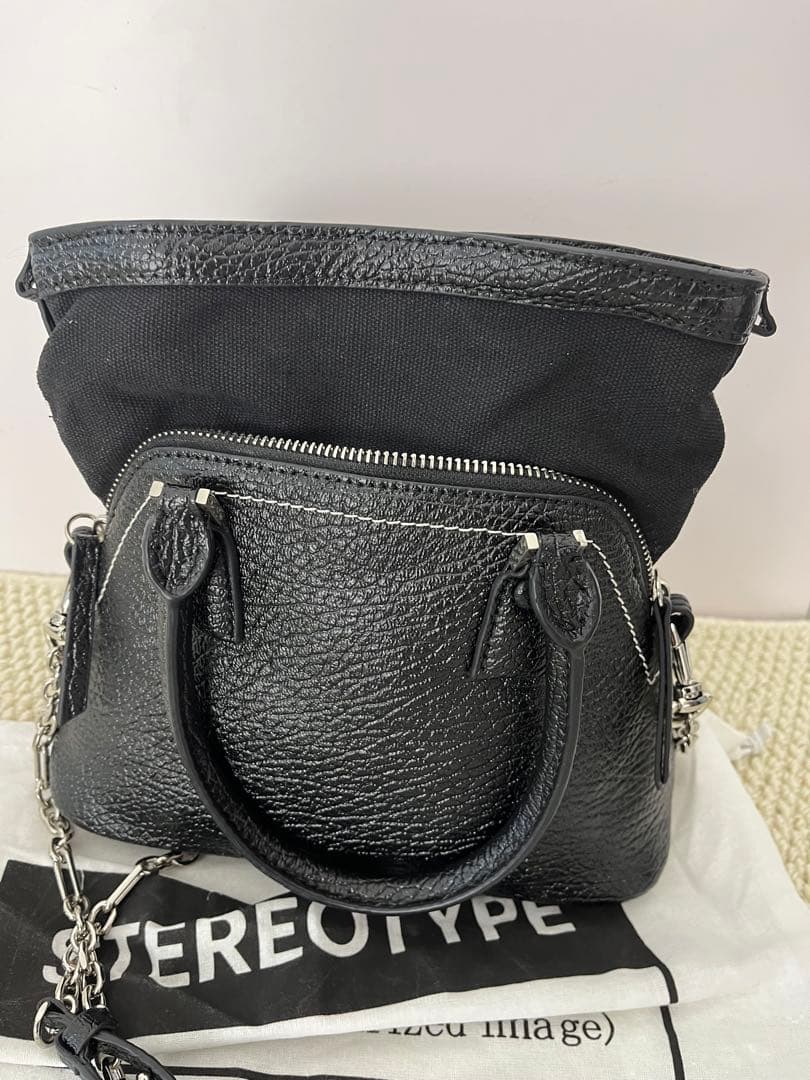 （Margiela ）マルジェラ 5AC ベビー ショルダーバッグ 黒