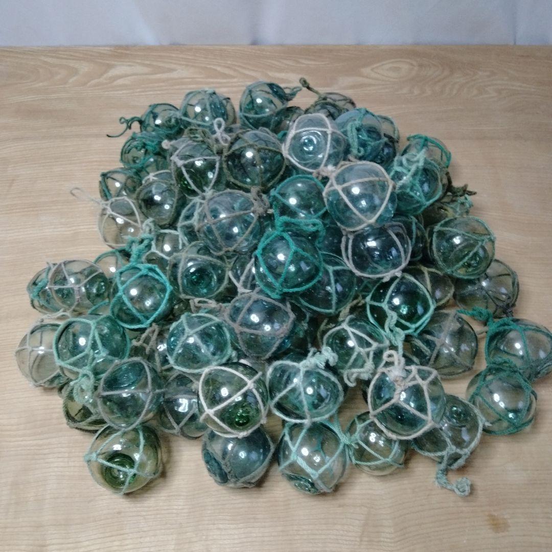 とも様おまとめ専用です。ガラス浮き球９７個＋７個　計１０４個　画像1枚目＋2枚目