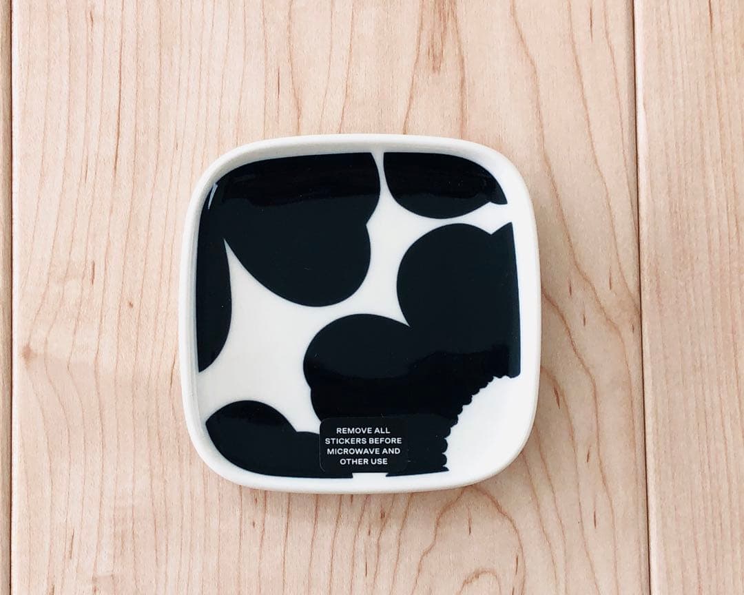 Marimekko unikko　ウニッコプレート　3枚セット