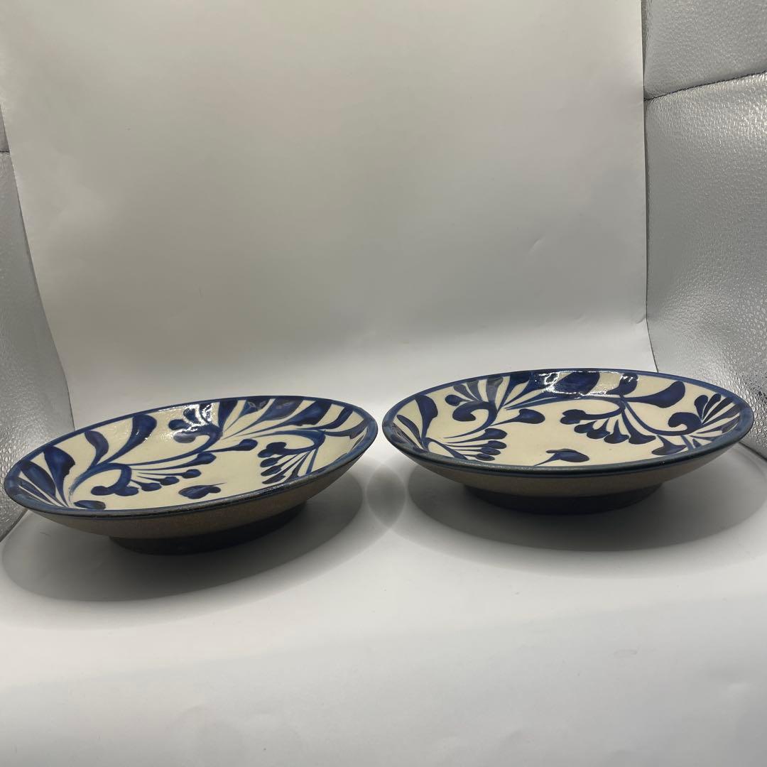 やちむんデイゴお皿