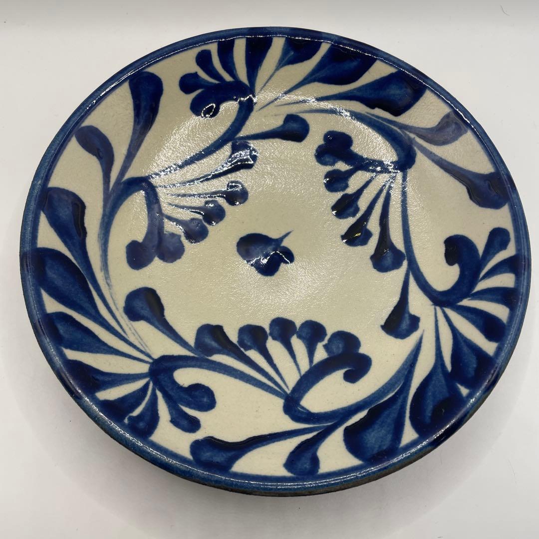 やちむんデイゴお皿