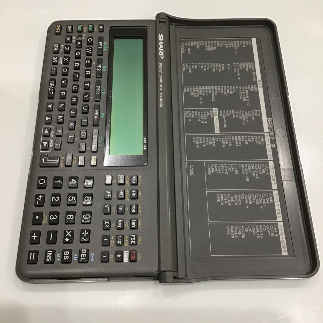 SHARP ポケットコンピュータ PC-U6000 ✨ジャンク品✨