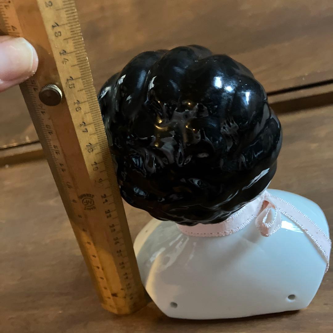 ドイツアンティークチャイナヘッドドール　ショルダーヘッド　大きめ