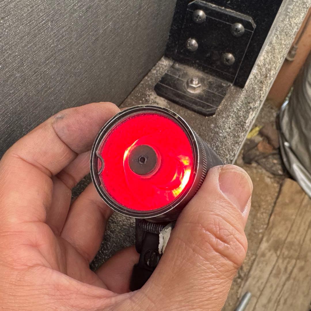 米軍 実物 コックピットライト KOITO 28V 着脱式 赤灯付