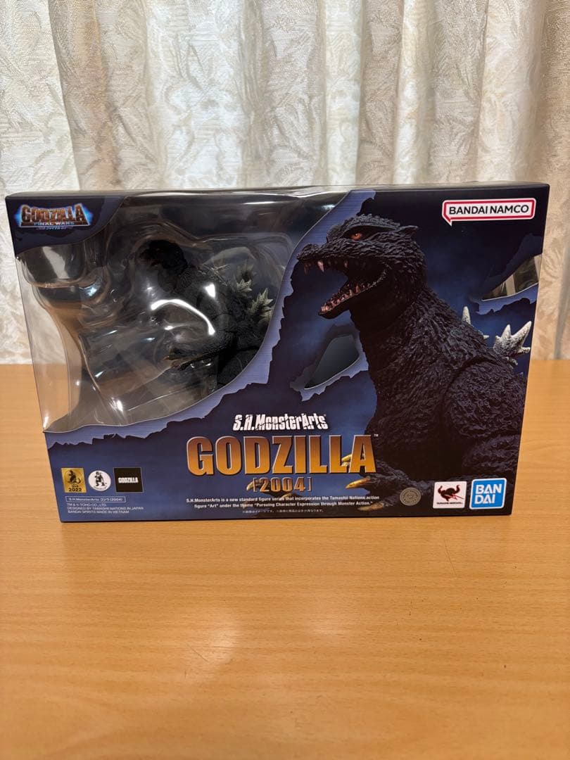 S.H.MonsterArts GODZILLA 2004フィギュア開封撮影のみ