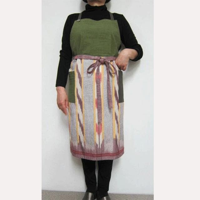 創作サロンエプロン・ ゆったりサイズ 母の日以外も嬉しい手作りをプレゼント