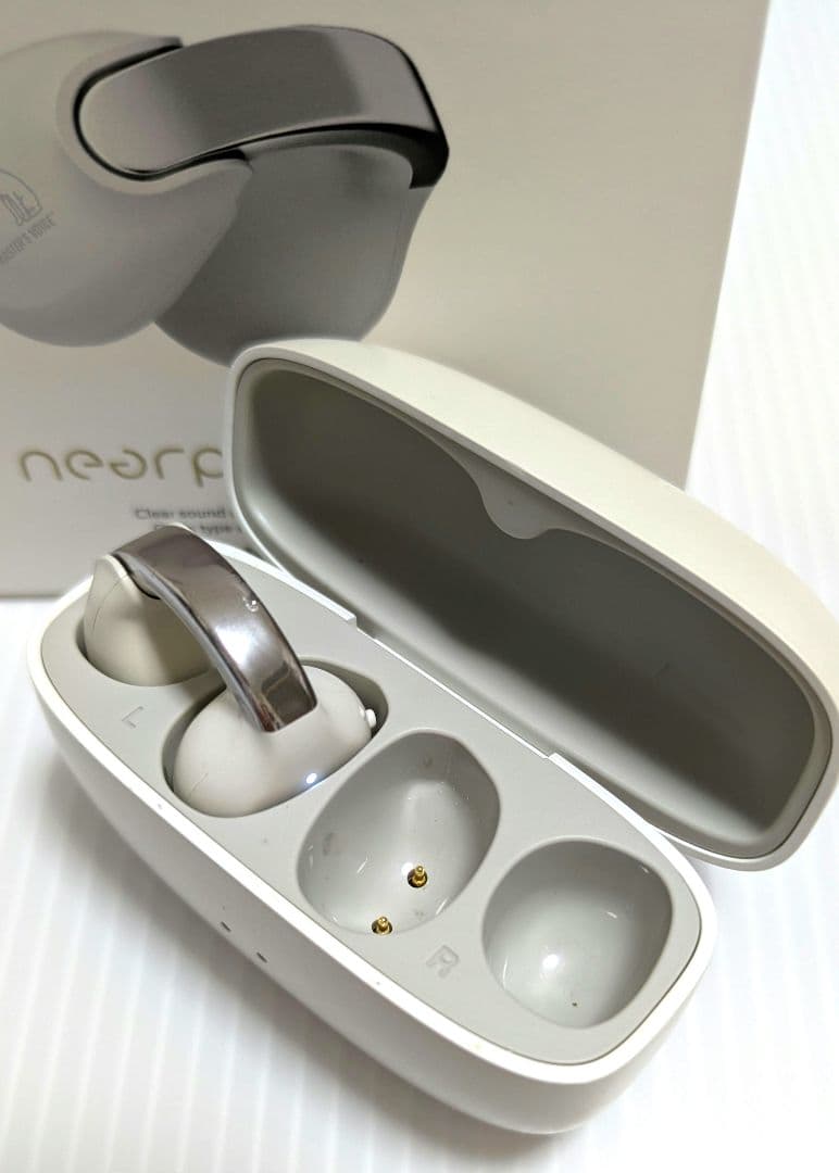 Victor ワイヤレスイヤホン HA-NP1T ホワイト 片方のわみ