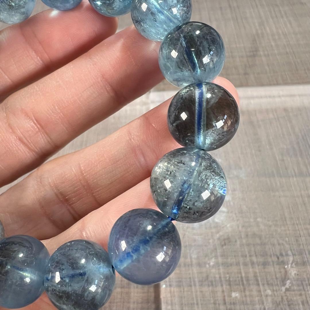 高品質　モスアクアマリンブレスレット　3