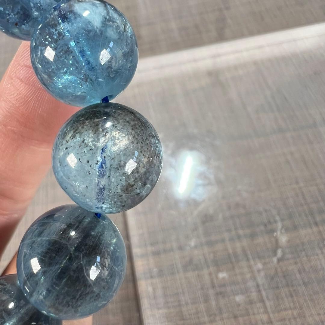 高品質　モスアクアマリンブレスレット　3