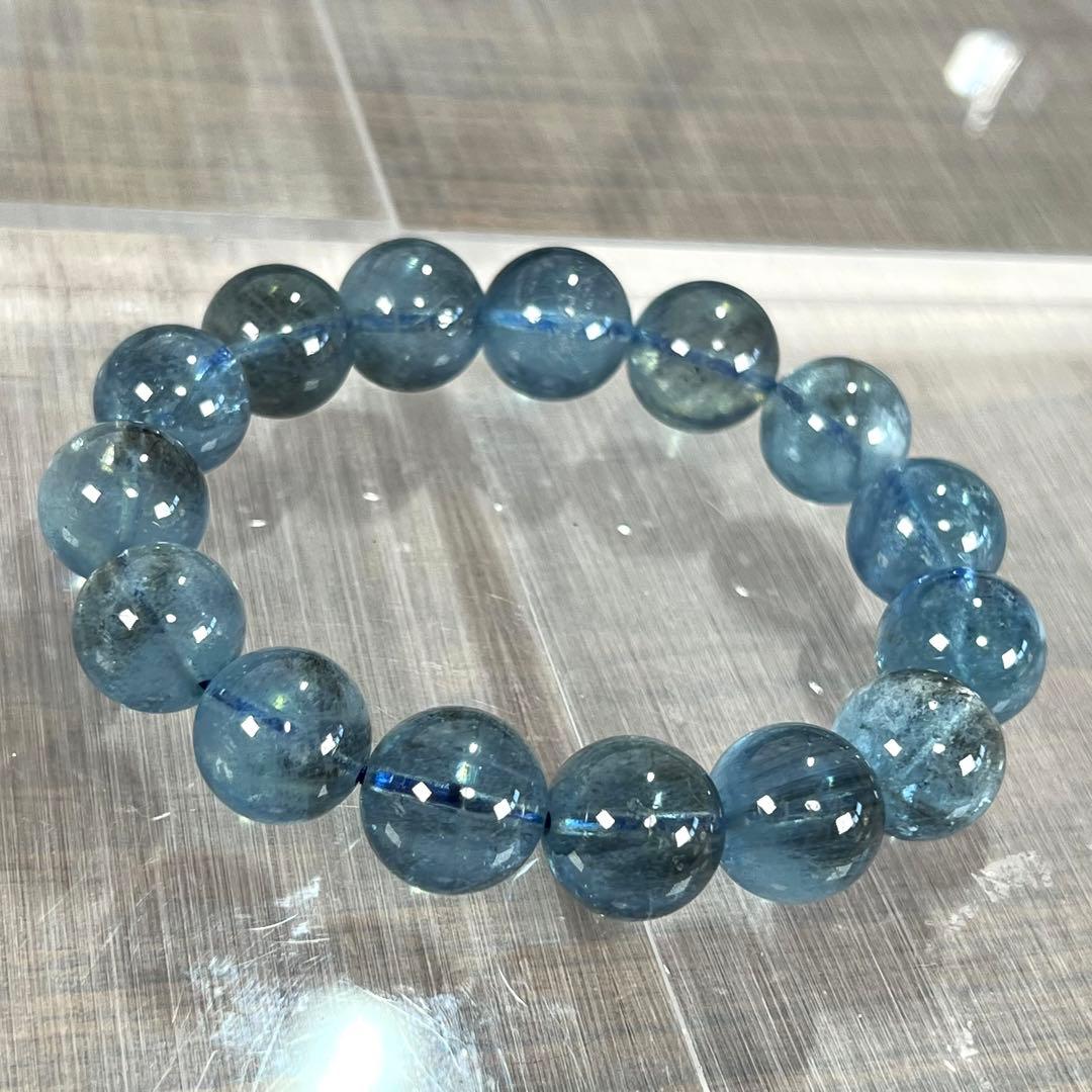 高品質　モスアクアマリンブレスレット　3