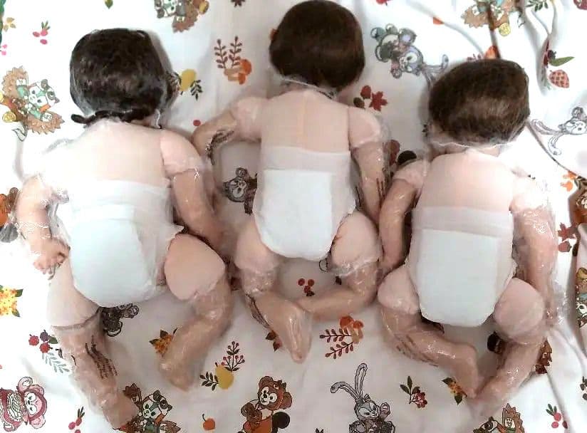 最終値下げ♡美品♡リボーンドール３体セット