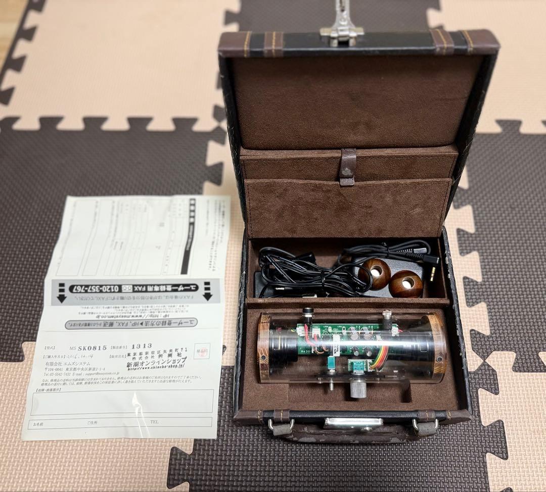 【美品】波動スピーカー 限定モデル スケルトン SK0815