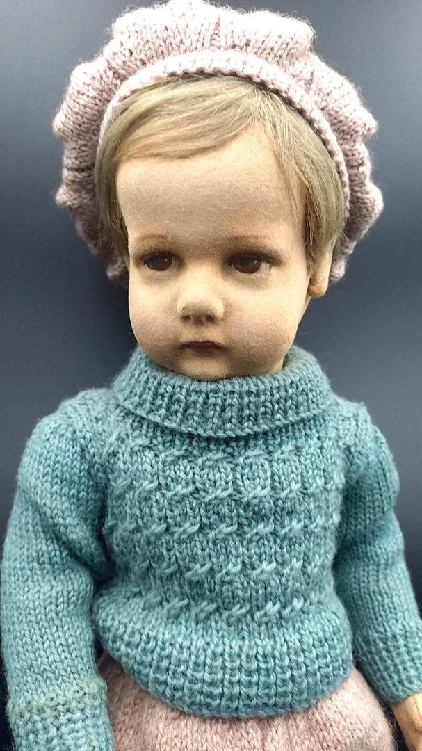 男の子のレンチドール lenci doll アンティーク ビスクドール　イタリア