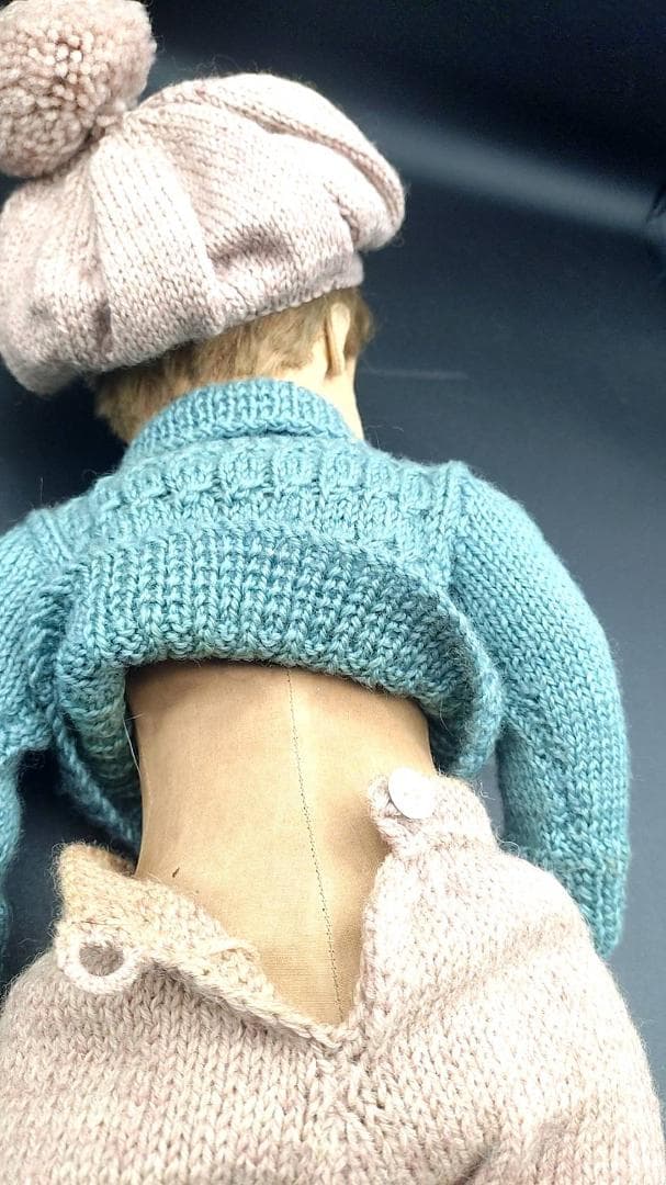 男の子のレンチドール lenci doll アンティーク ビスクドール　イタリア