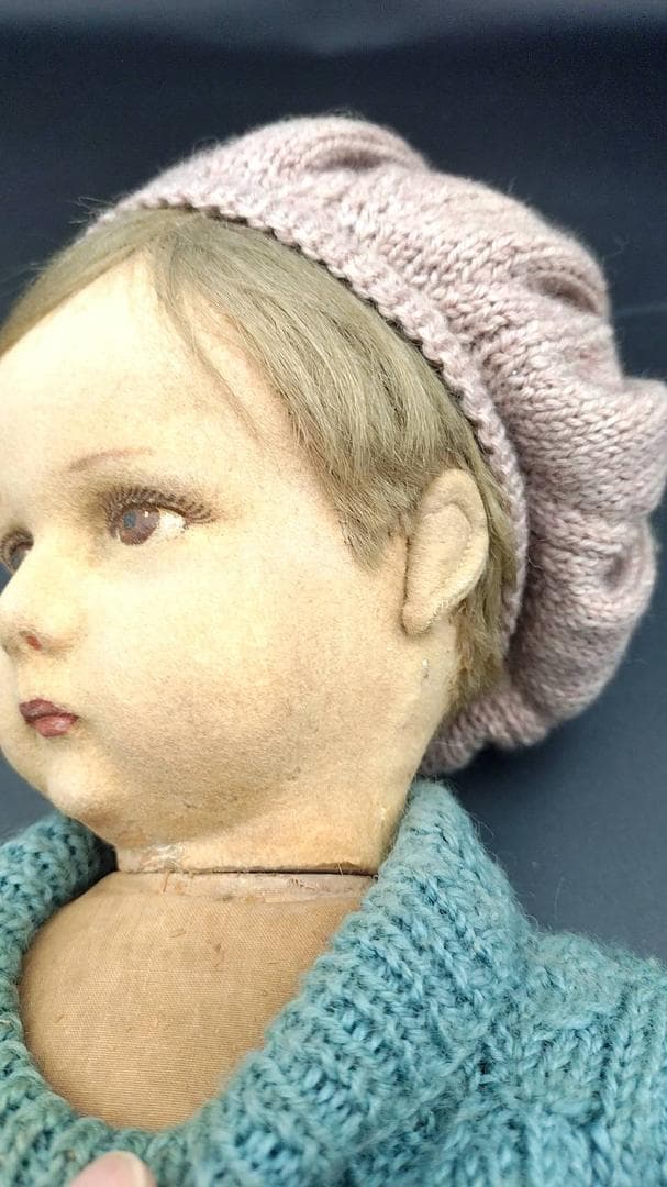 男の子のレンチドール lenci doll アンティーク ビスクドール　イタリア