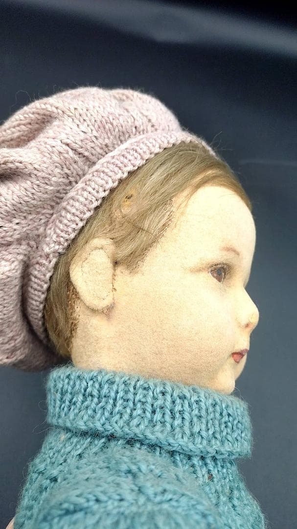 男の子のレンチドール lenci doll アンティーク ビスクドール　イタリア