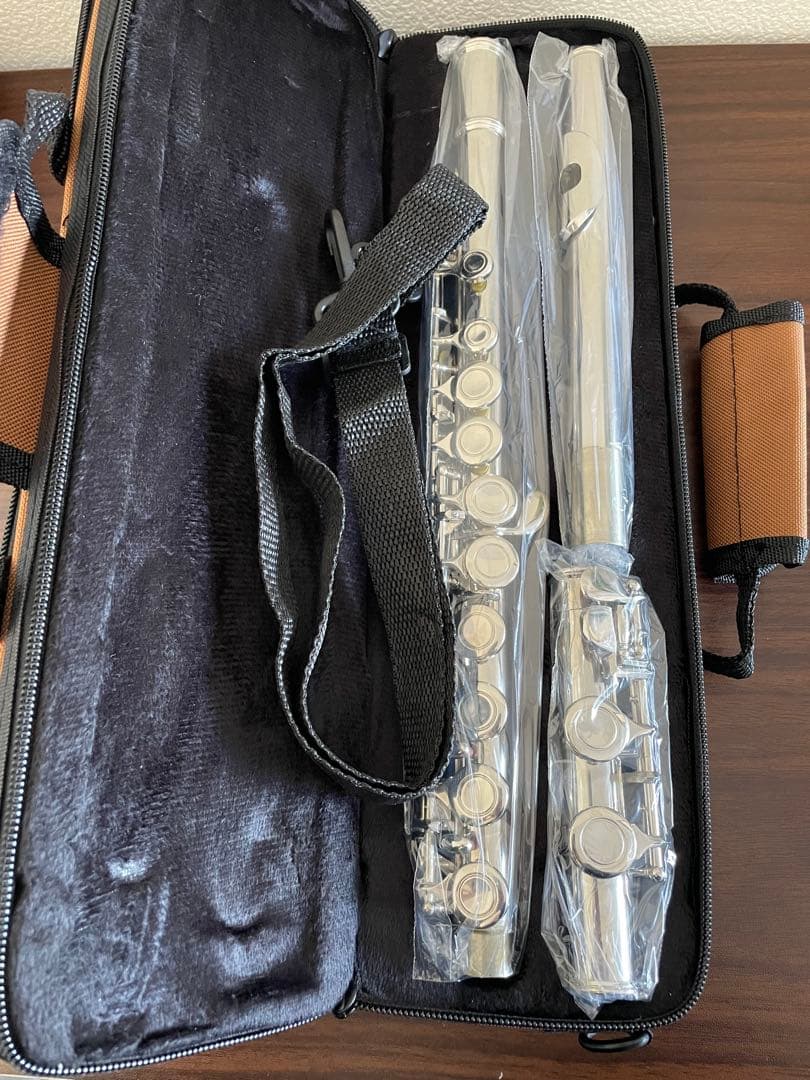 フルート 16穴 木管楽器 Cキー 初心者セット Eメカ付き