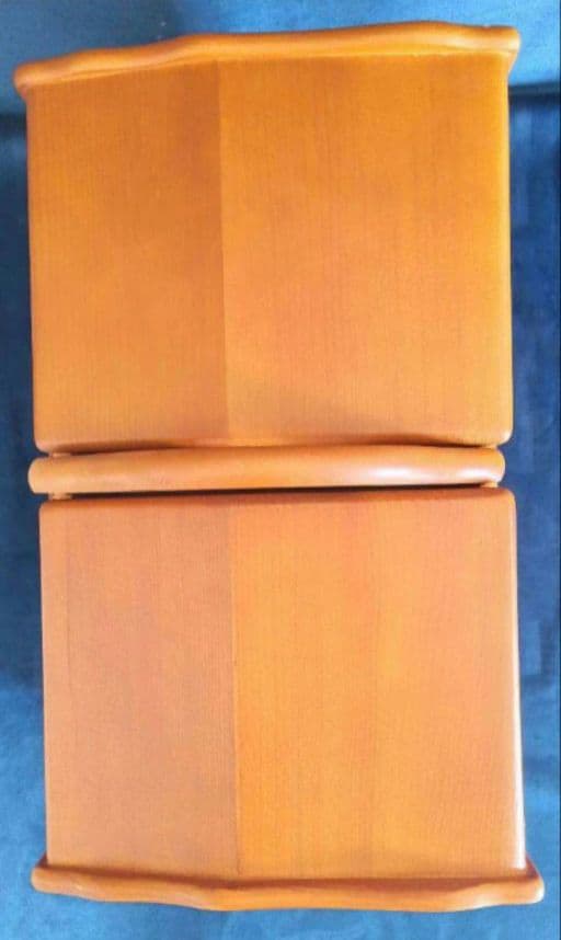 木製裁縫箱　小物入れ　昭和レトロ　ソーイングBOX　薔薇モチーフ　アンティーク