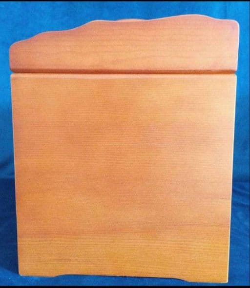 木製裁縫箱　小物入れ　昭和レトロ　ソーイングBOX　薔薇モチーフ　アンティーク