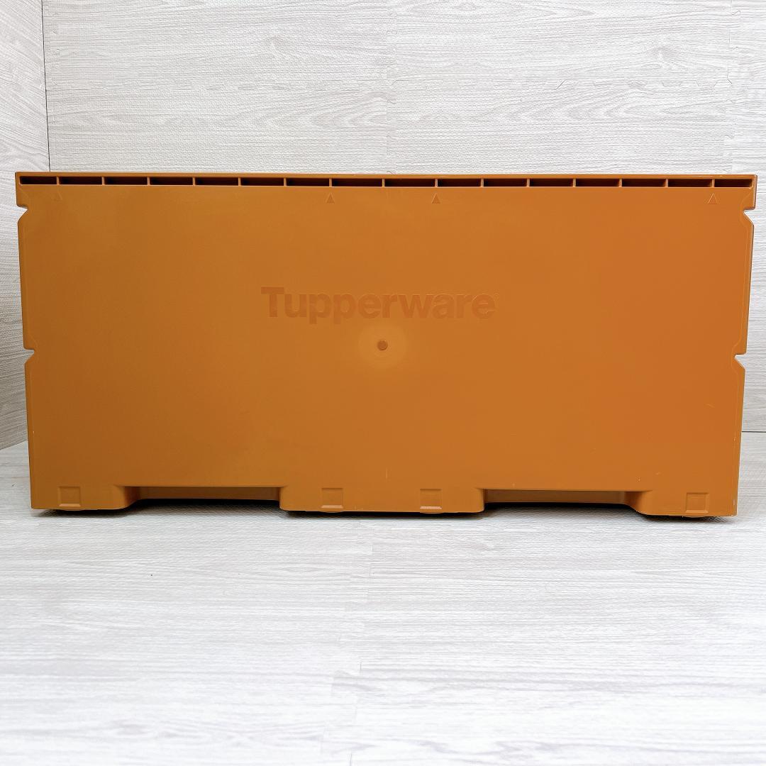 【良品✨送料無料】タッパーウェア　スーパーチェストワイド　引出し1段 ②