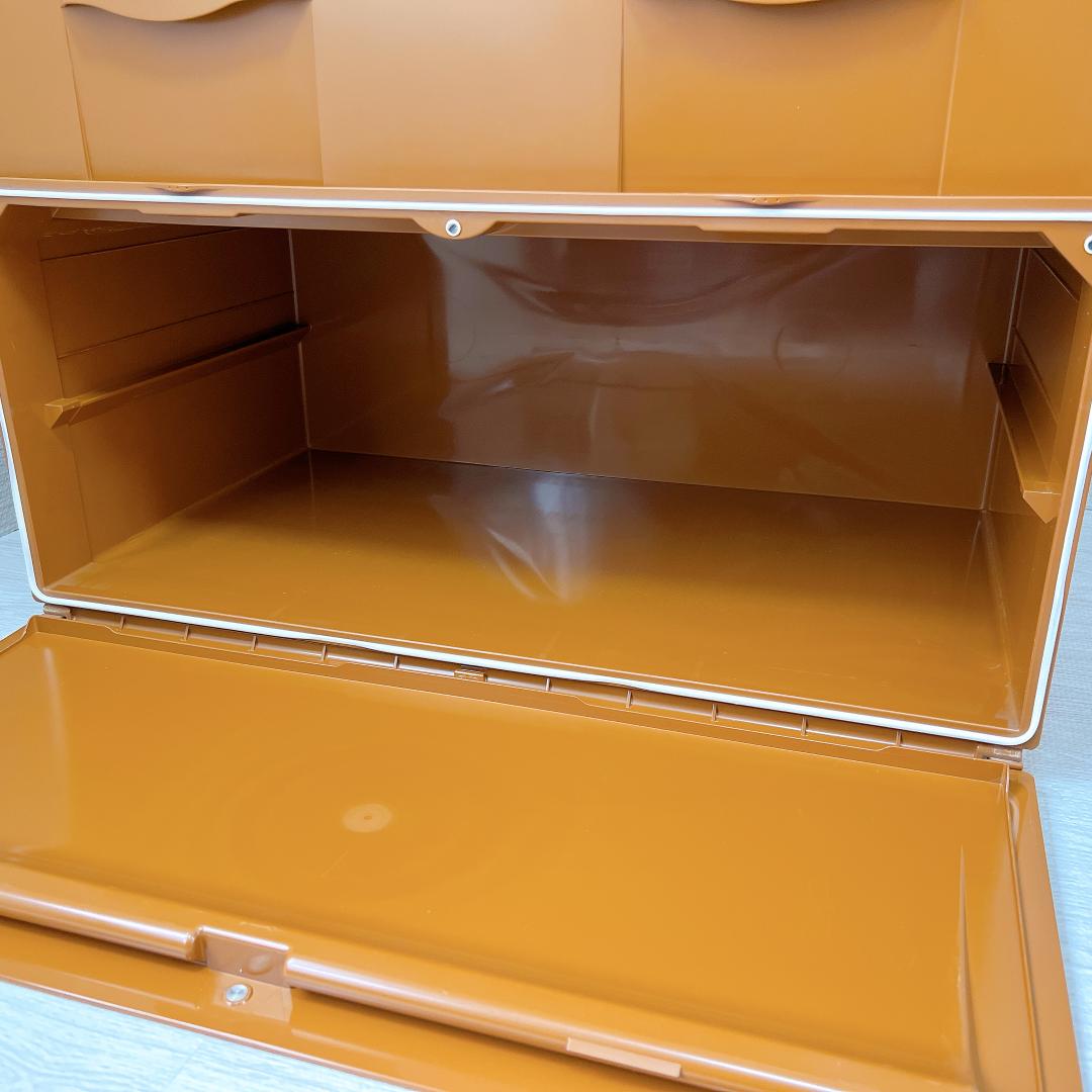 【良品✨送料無料】タッパーウェア　スーパーチェストワイド　引出し1段 ②