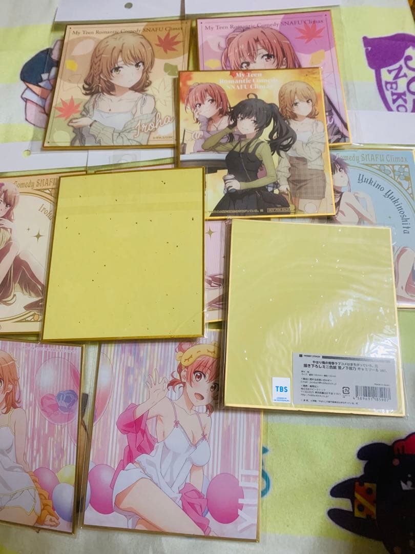 一色いろは　雪ノ下雪乃　由比ヶ浜結衣　特典色紙　アトレ