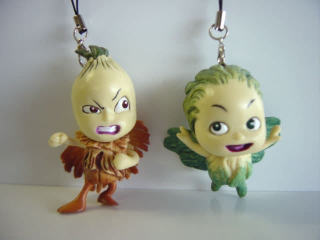 ★Gzk15IZ　やさいのようせいストラップ全4種