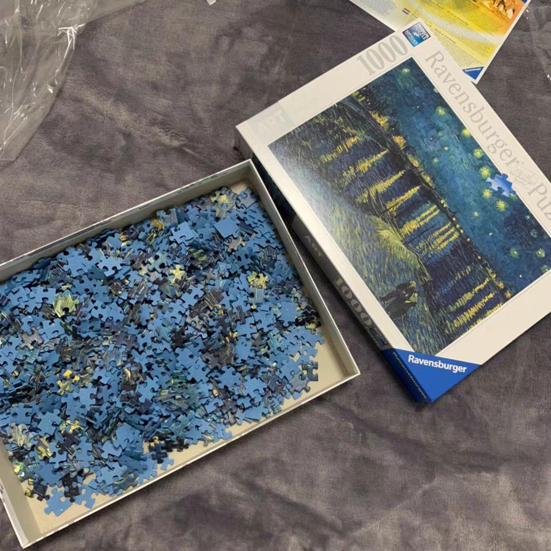ドイツ輸入ジグソーパズル  隆河星空.1000P