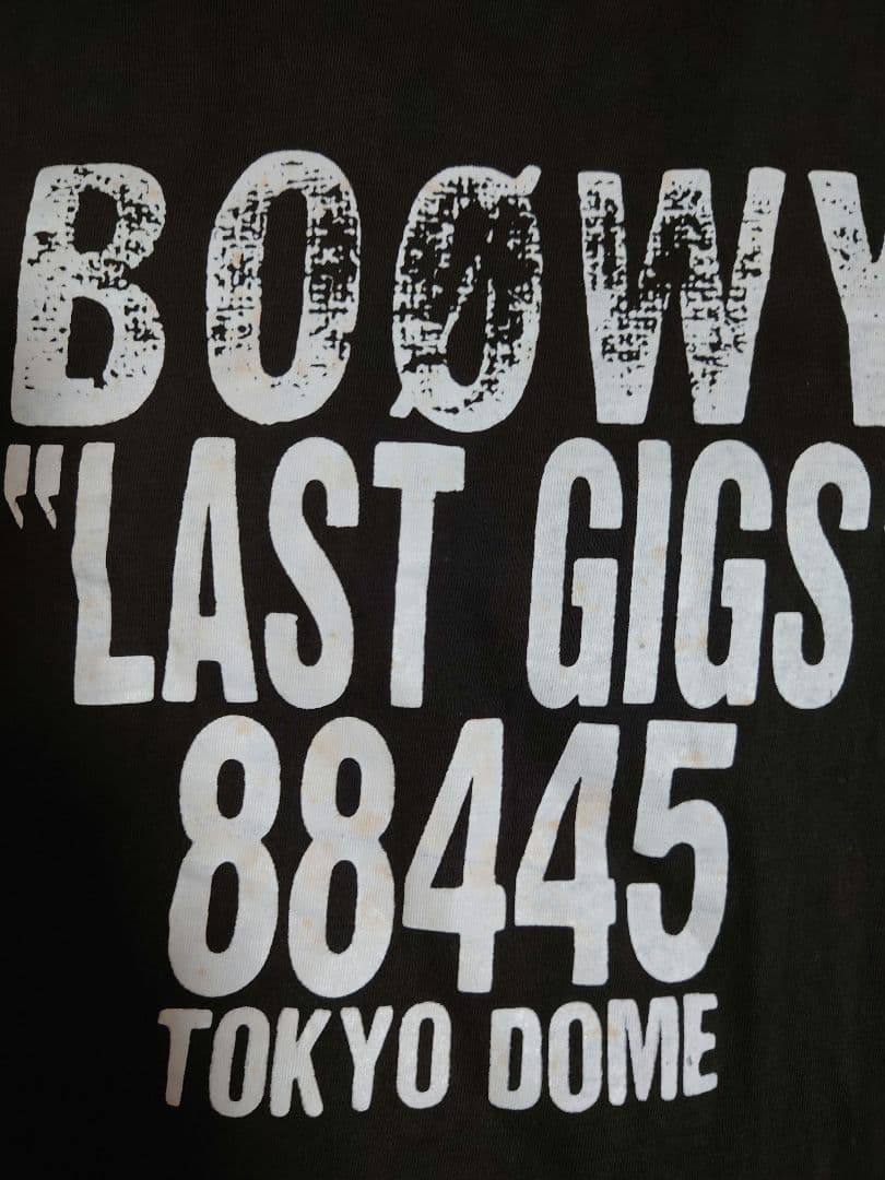 BOØWY LAST GIGS Tシャツ 88445 当時物