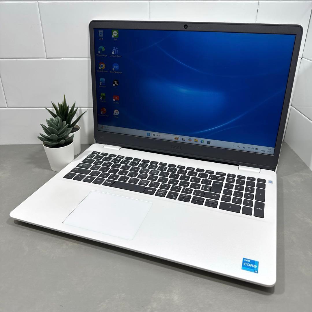 【高性能】DELLセラミックホワイト☘11世代☘️NVMe256GB+1TB