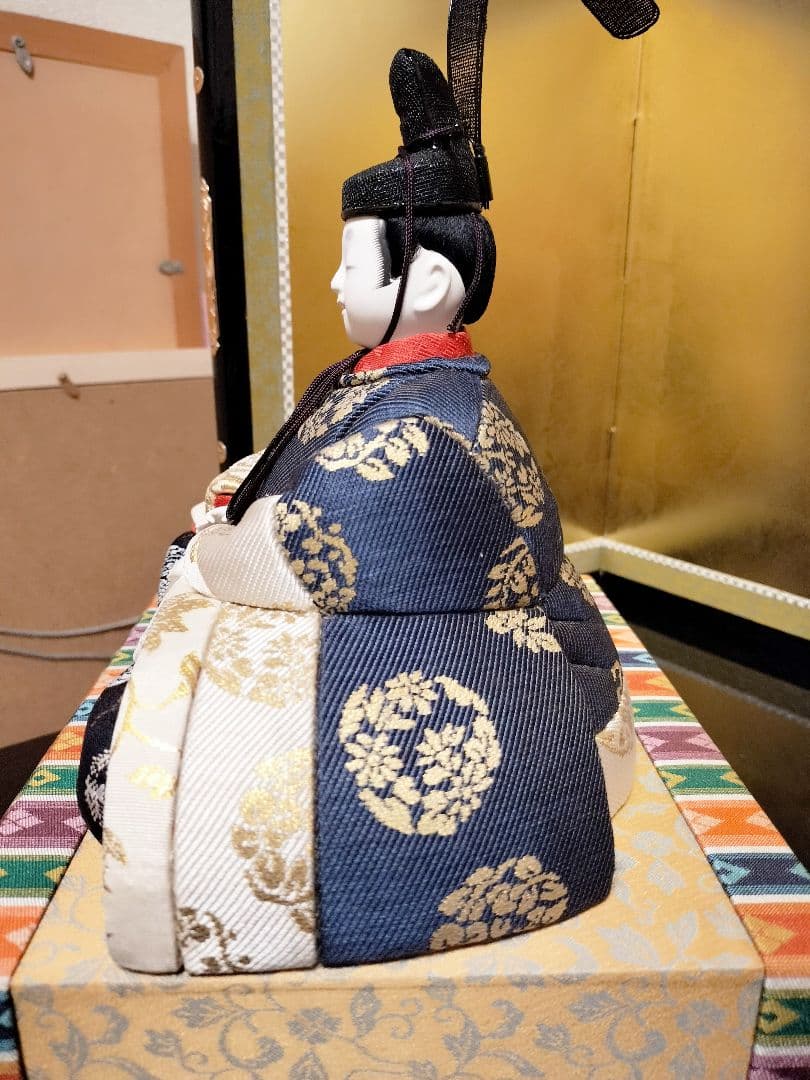 yukiko 真多呂人形　桃山雛 金箔柄屏風