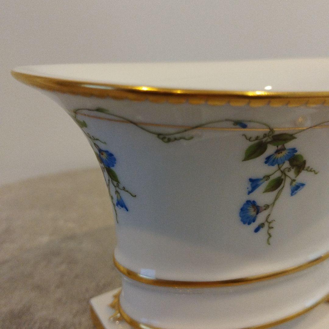 ヘレンド　フラワーベース　インテリア　楕円形　置物