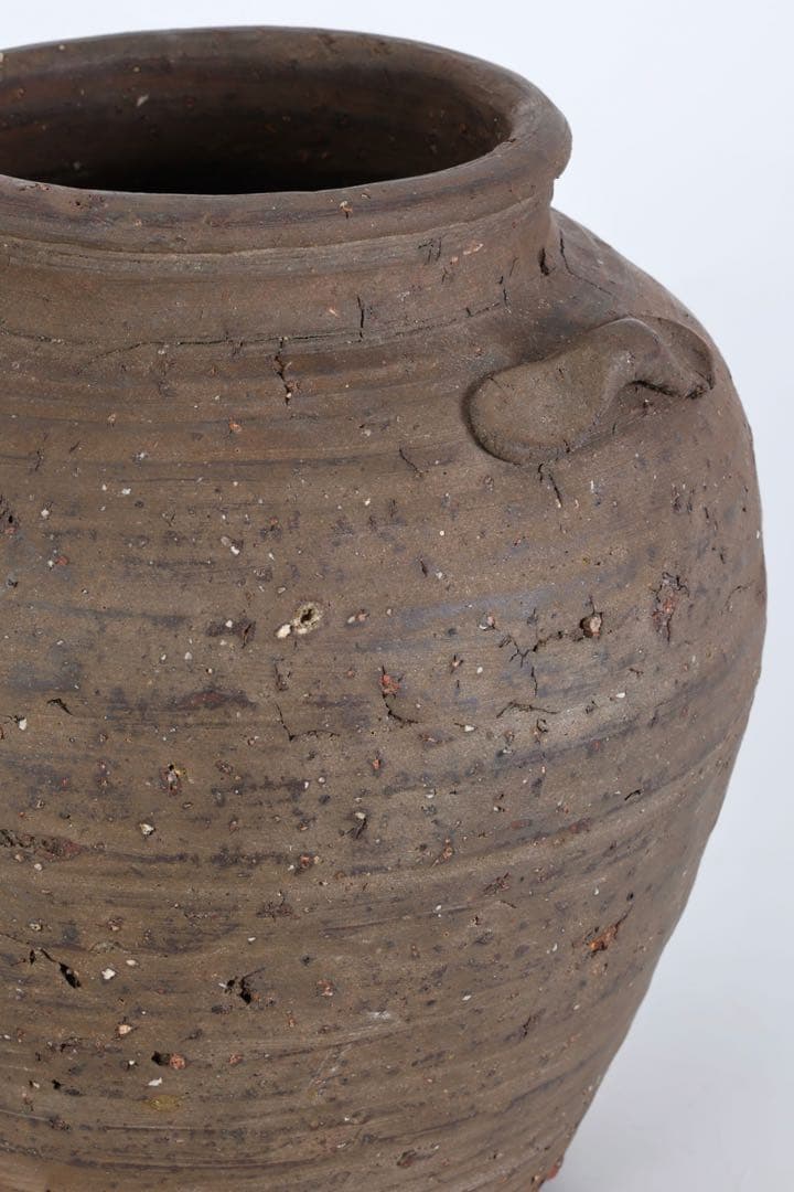 古備前 三耳壺 桃山〜江戸初期頃 時代壺 日本古陶磁 時代箱付 古美術 骨董品