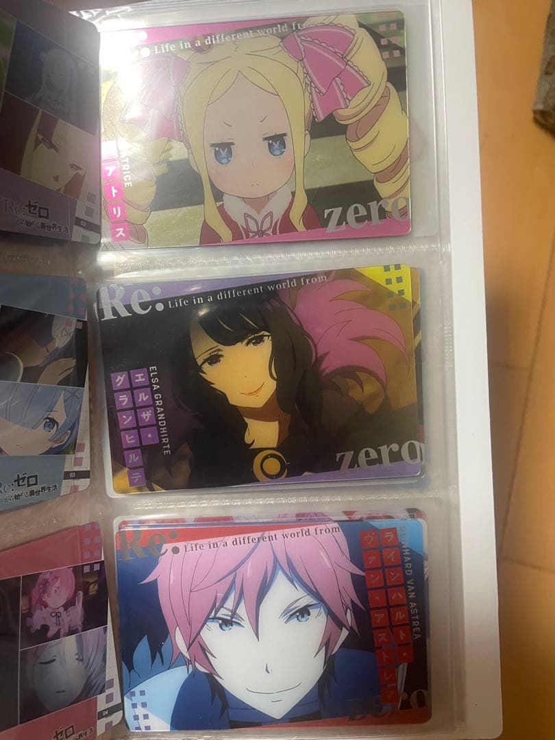 Re:ゼロから始める異世界生活 キャラクターカード 全22枚