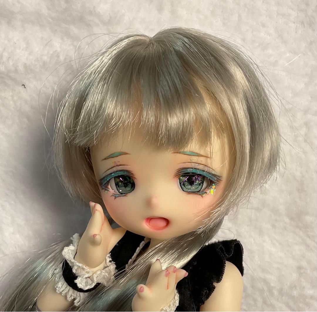 ◆キラルっ子◆　imomodoll1/6 ヘッド+アイ奶霜色(セミホワイト）海音