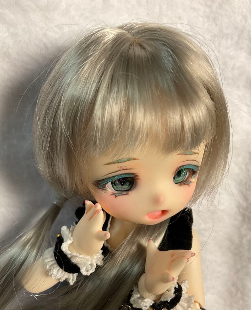 ◆キラルっ子◆　imomodoll1/6 ヘッド+アイ奶霜色(セミホワイト）海音