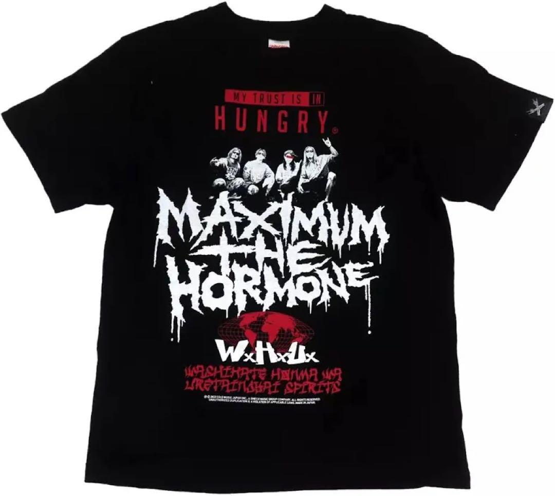 マキシマム ザ ホルモン W×H×U Tシャツ XL ブラック